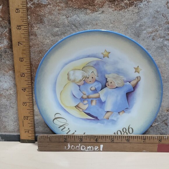 Schmid Hummel Christmas 1986 Tell The Heavens Decorative Wall Hanging Plate - Picture 6 of 12